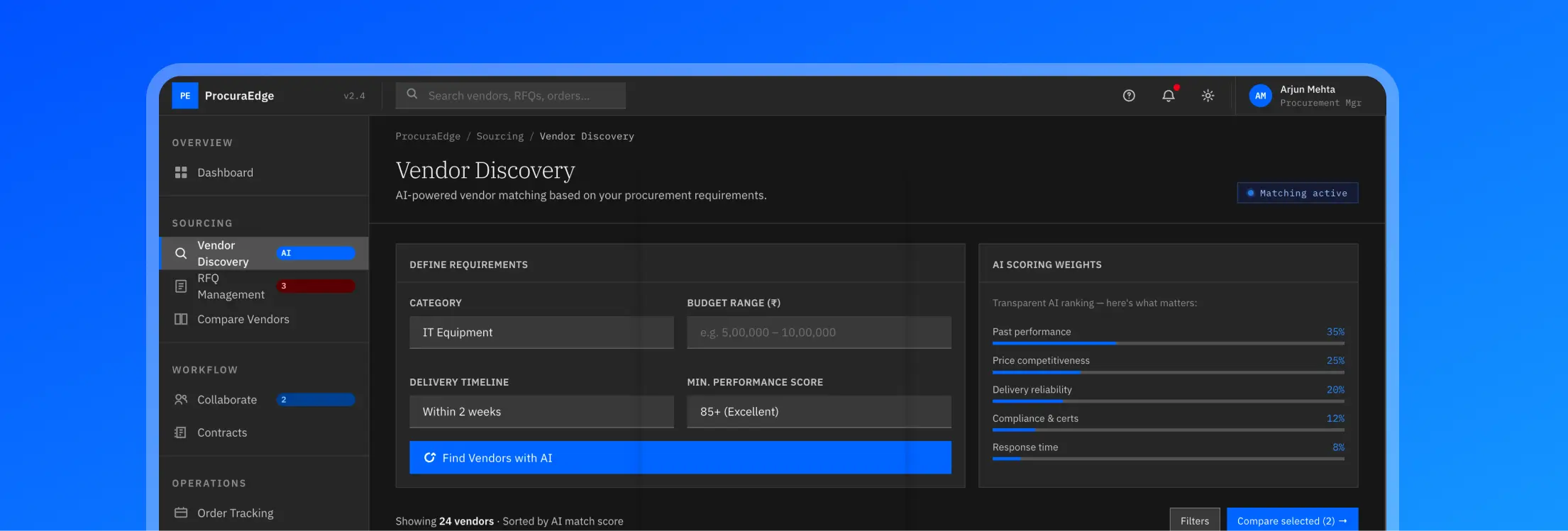 Vendor Discovery